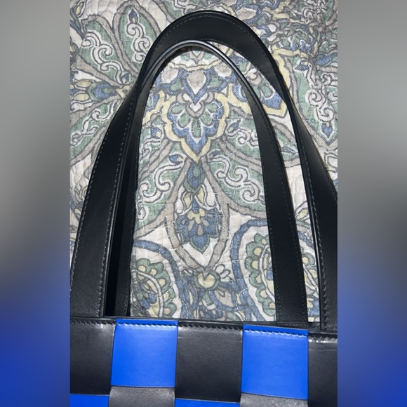 mansur gavriel black & blue tote bag - Picture 9 of 12